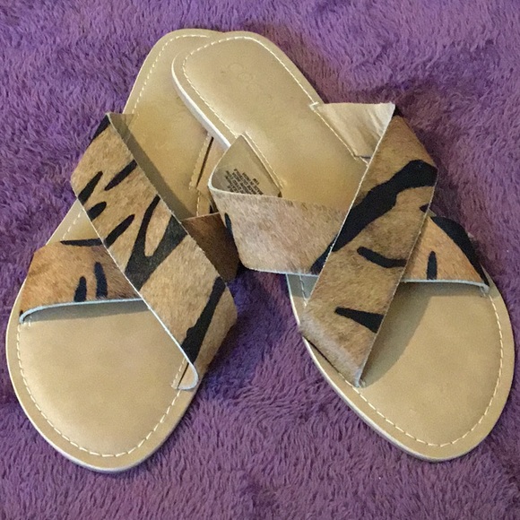 New Coconuts By Matisse Pebble Leather Sandal - 11m - Picture 2 of 8
